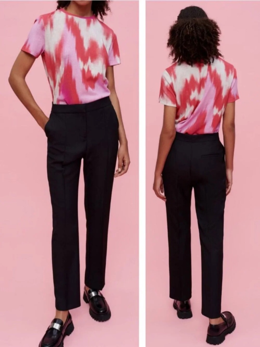 Maje Tailored Straight Cut Pant Trouser Women's Size 42